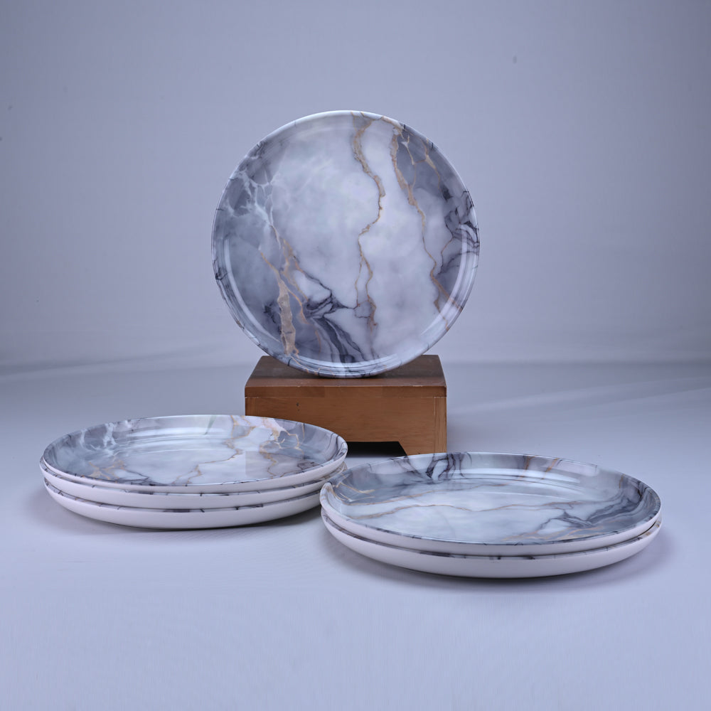 6 pc Dinner Plate Set Arch 27 cm - Marboreal