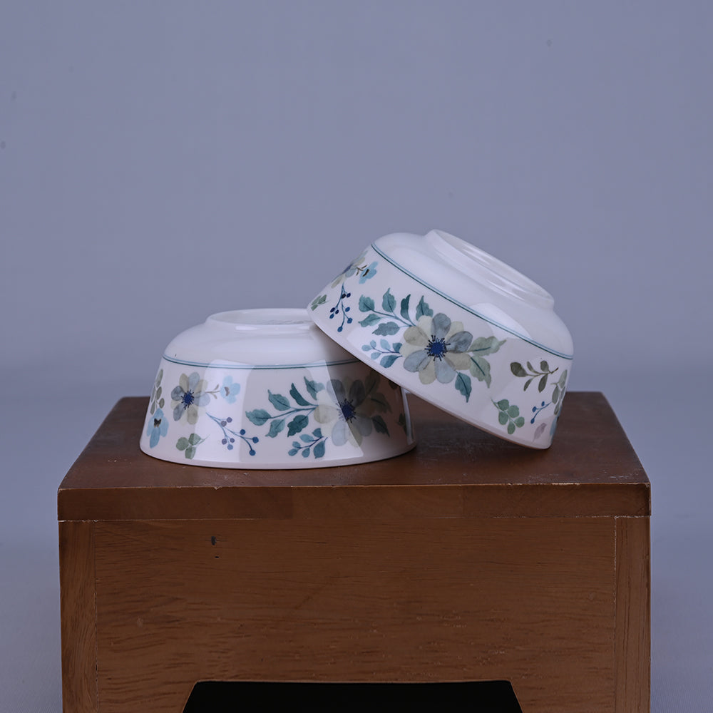 6 pc Veg Bowl Set Rnd 10.5 cm - Forget Me Not