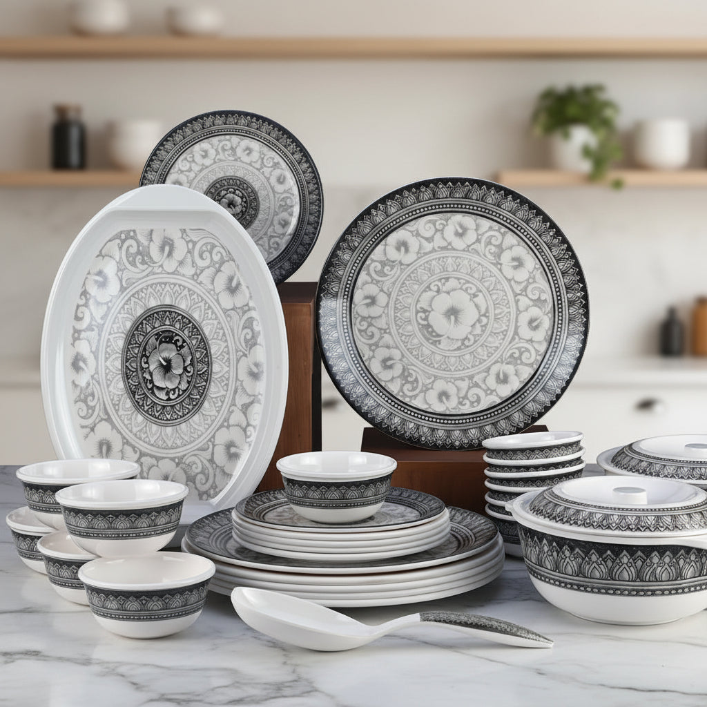 31 pc Dinner Set Antique - Main Image