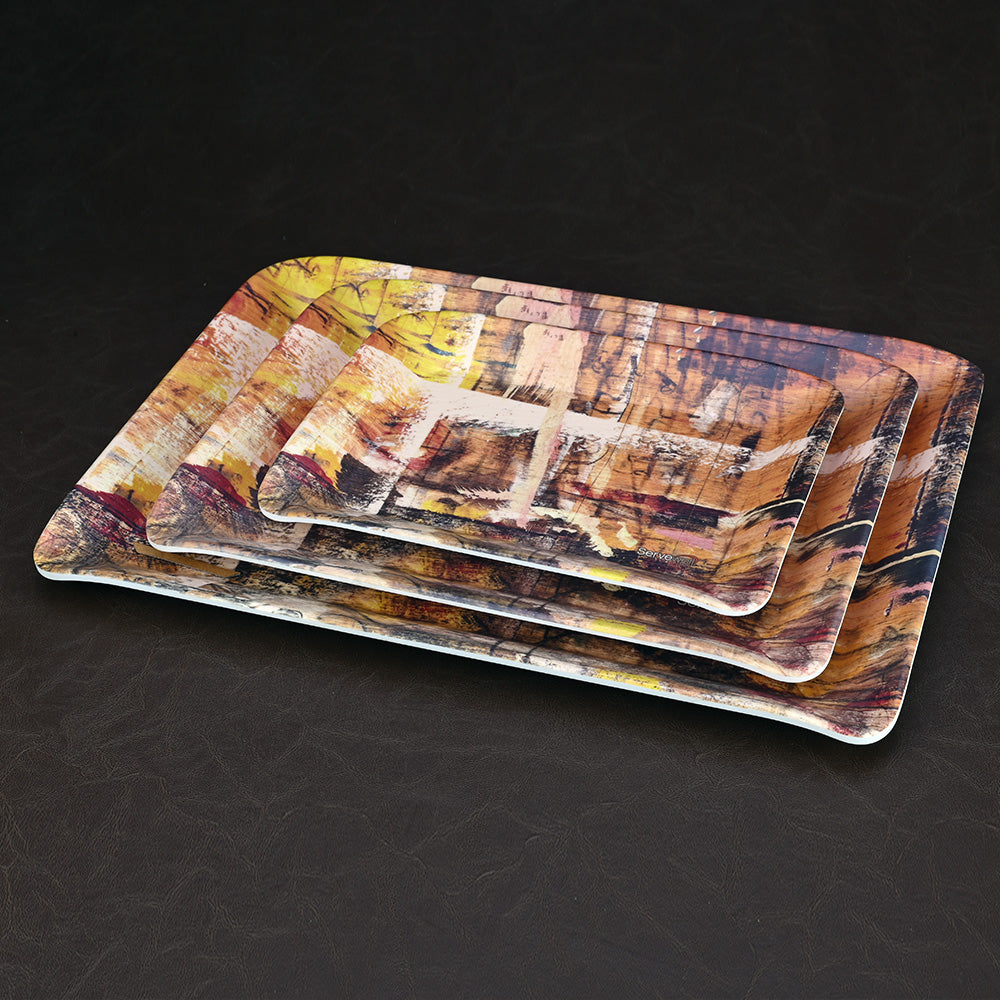 3pc Persian Trays Set: Artistry