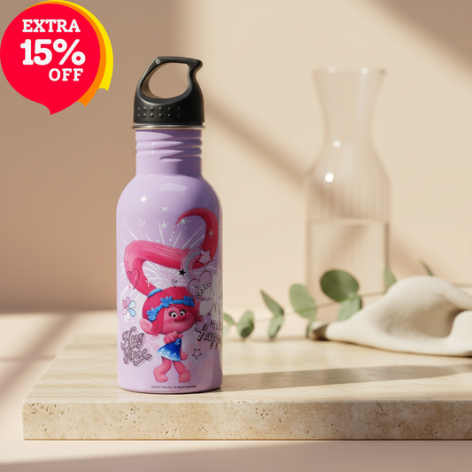 Mischief SS Single Wall Bottle 580 ml - Trolls