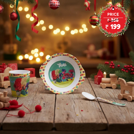 3pc Set Glass - Trolls