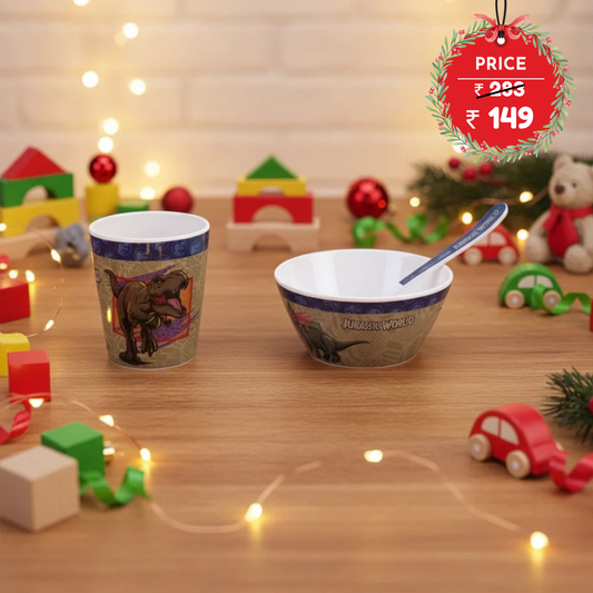 3pc Set Glass - Jurassic World