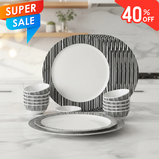 18pc Dinner Set - Day and Night