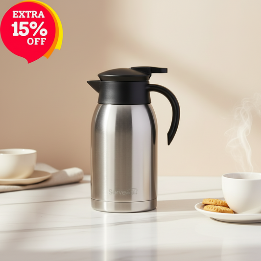Heron SS Vacuum Jug 1000 ml - Steel