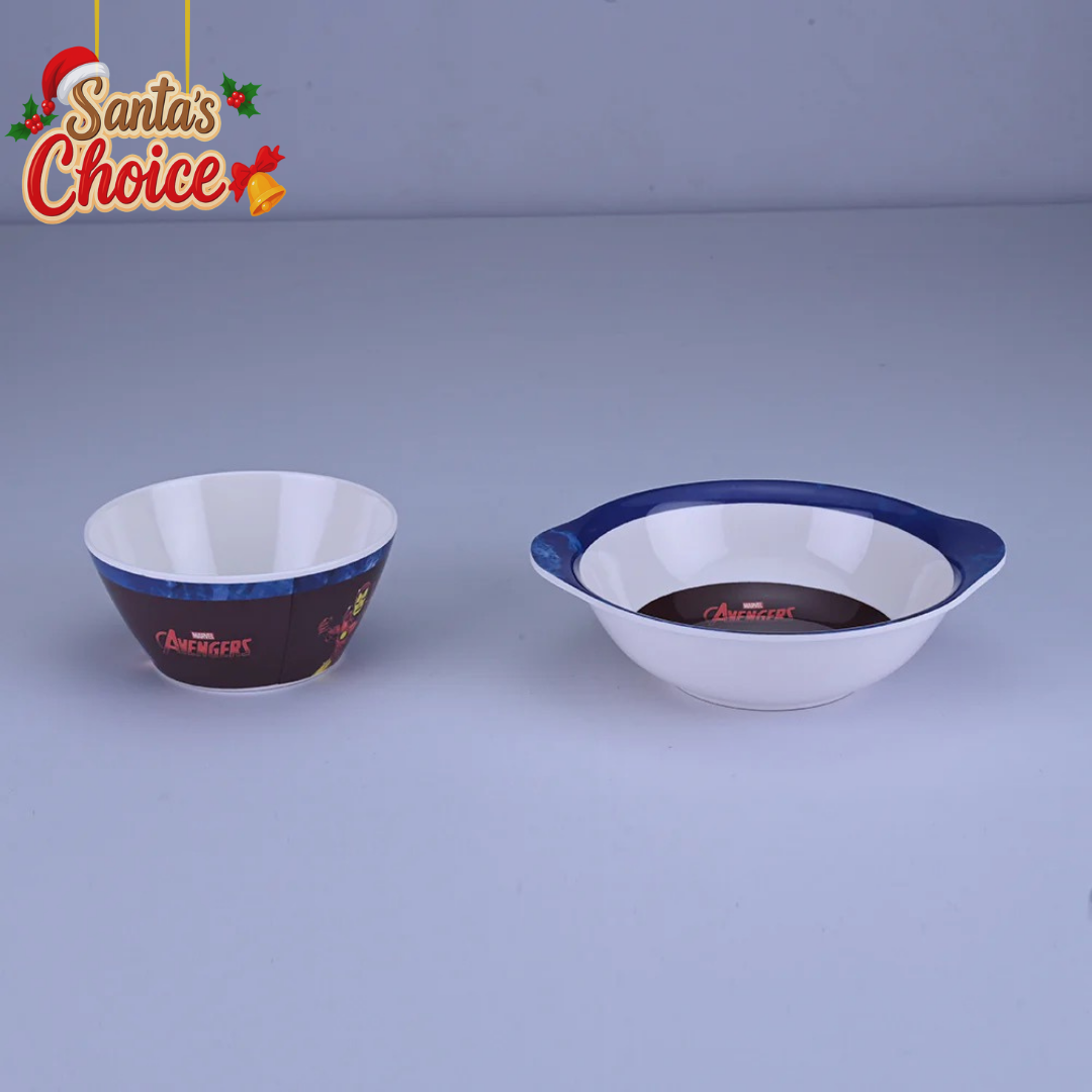 2 pc Bowl Cone & Handle Set - Avengers