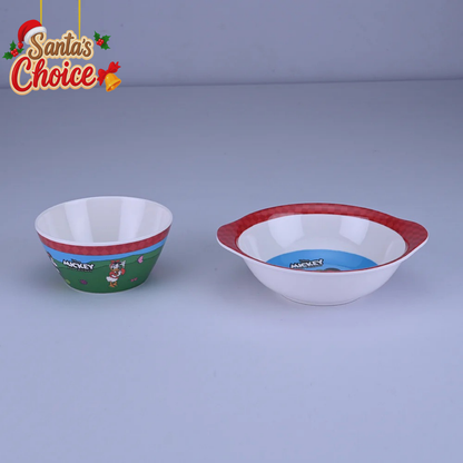 2 pc Bowl Cone & Handle Set - Mickey