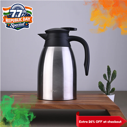 Heron SS Vacuum Jug 1500 ml - Steel