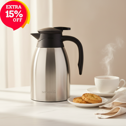 Heron SS Vacuum Jug 1500 ml - Steel