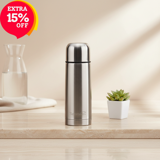 Giraffe SS Vacuum Flask 350 ml - Steel