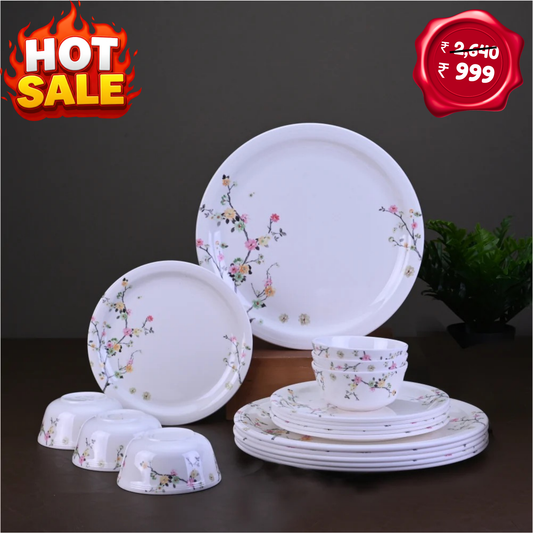 18pc Dinner Set Traditional - Floret