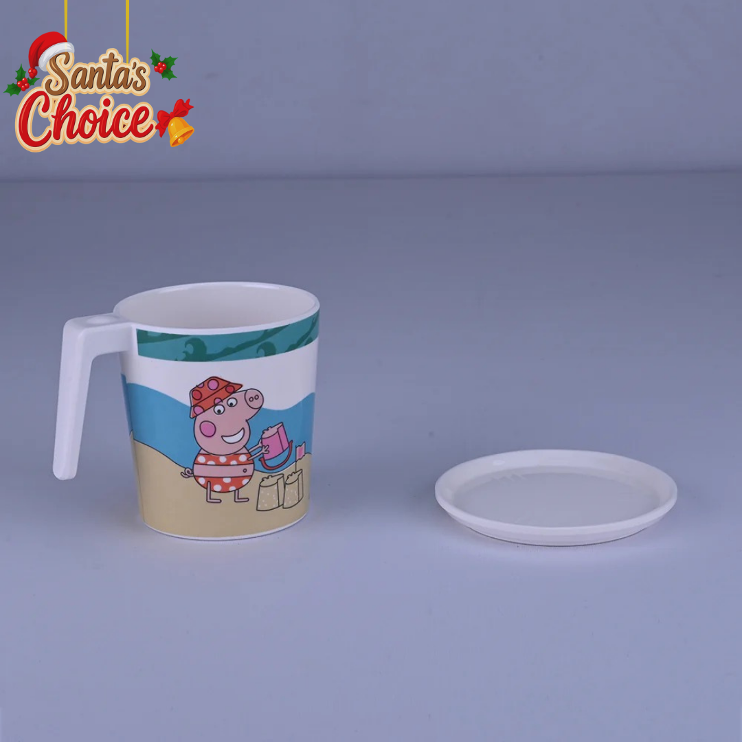 2pc Laura Mug and Coaster: Peppa Pig
