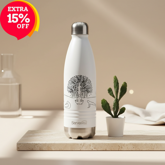 Indus SS Vacuum Bottle 1000 ml - Yoga