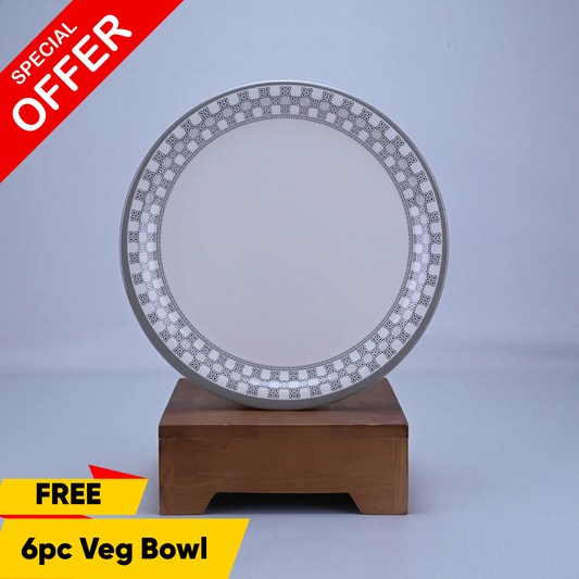 6 pc Dinner Plate Set Rnd 28 cm - Chia