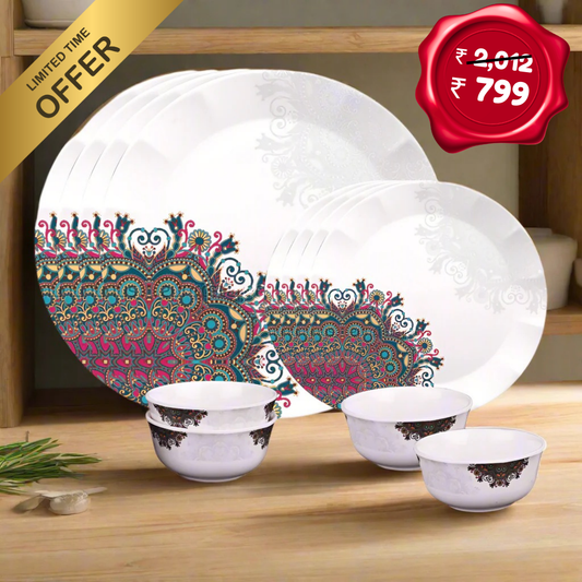 12 pc Dinner Set Dora - Ethnicity
