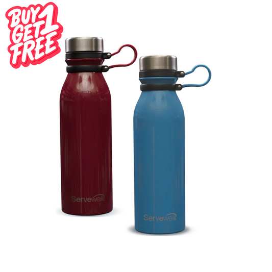 Laguna SS Vacuum Bottle 600 ml - Blue and Red