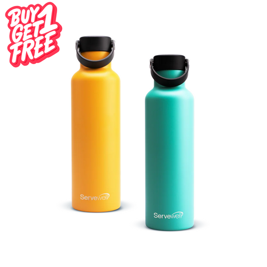 Metro SS Vacuum Bottle 500 ml - Yellow and Green