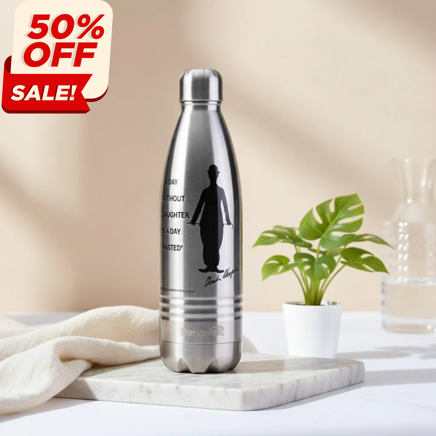Indus SS Vacuum Bottle 500 ml - Character
