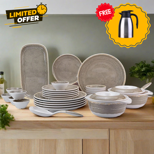31 pc Dinner Set - Ancient Sand
