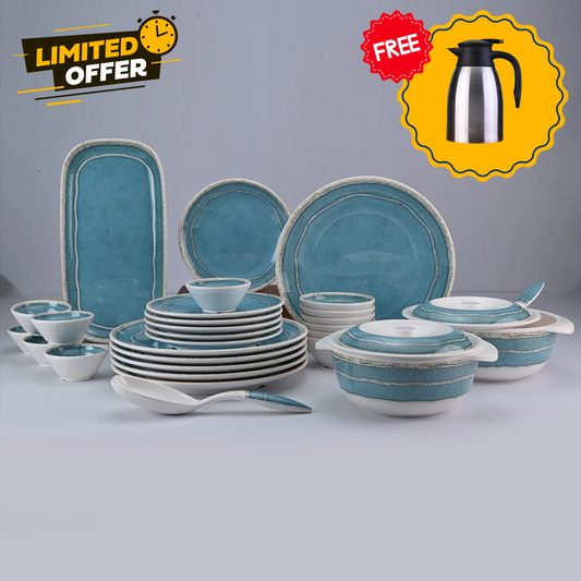 31 pc Dinner Set - Ancient Sea