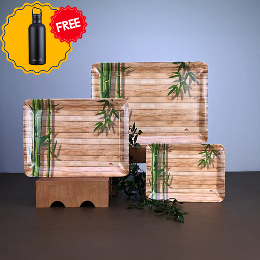 3 pc Stylo Trays Set - Bamboo Delite