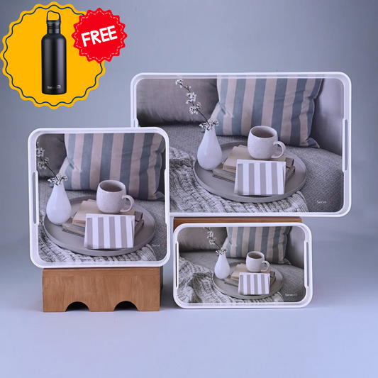 3 pc Splendor Tray Set - Day Bed