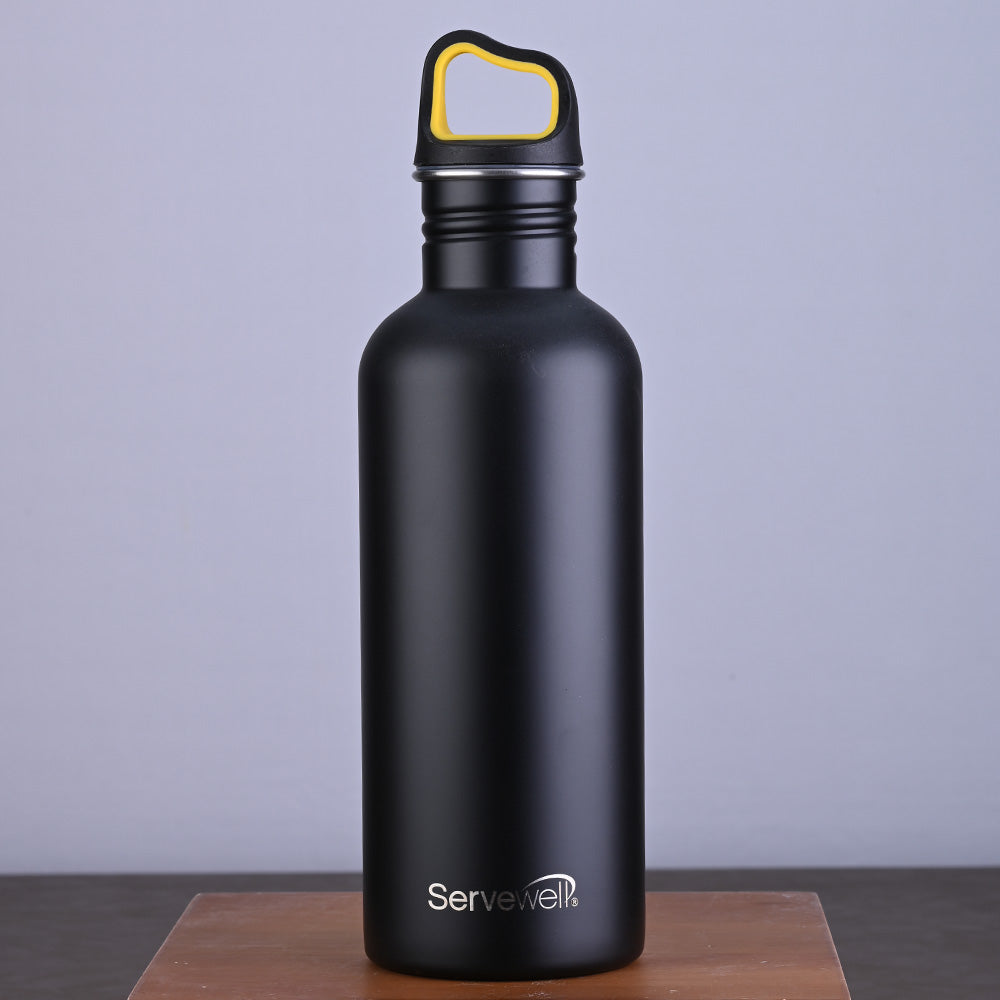 Captain - SS Single Wall Bottle 580 ml - Jet Black