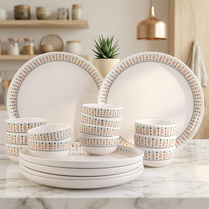 18 pc Dinner Set Canopy - Interlock