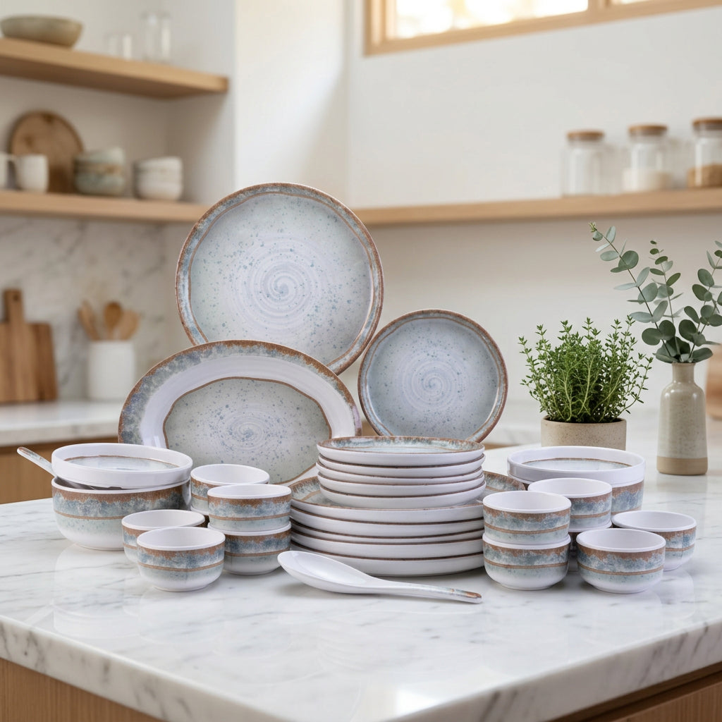 31 pc Dinner Set Dome - Coastline