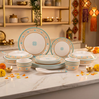 24 pc Dinner Set Traditional - Jhalak