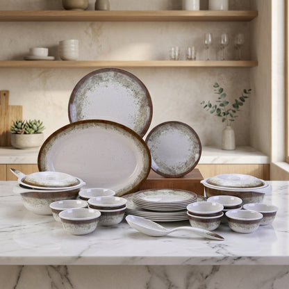 31 pc Dinner Set Gravel - Dune