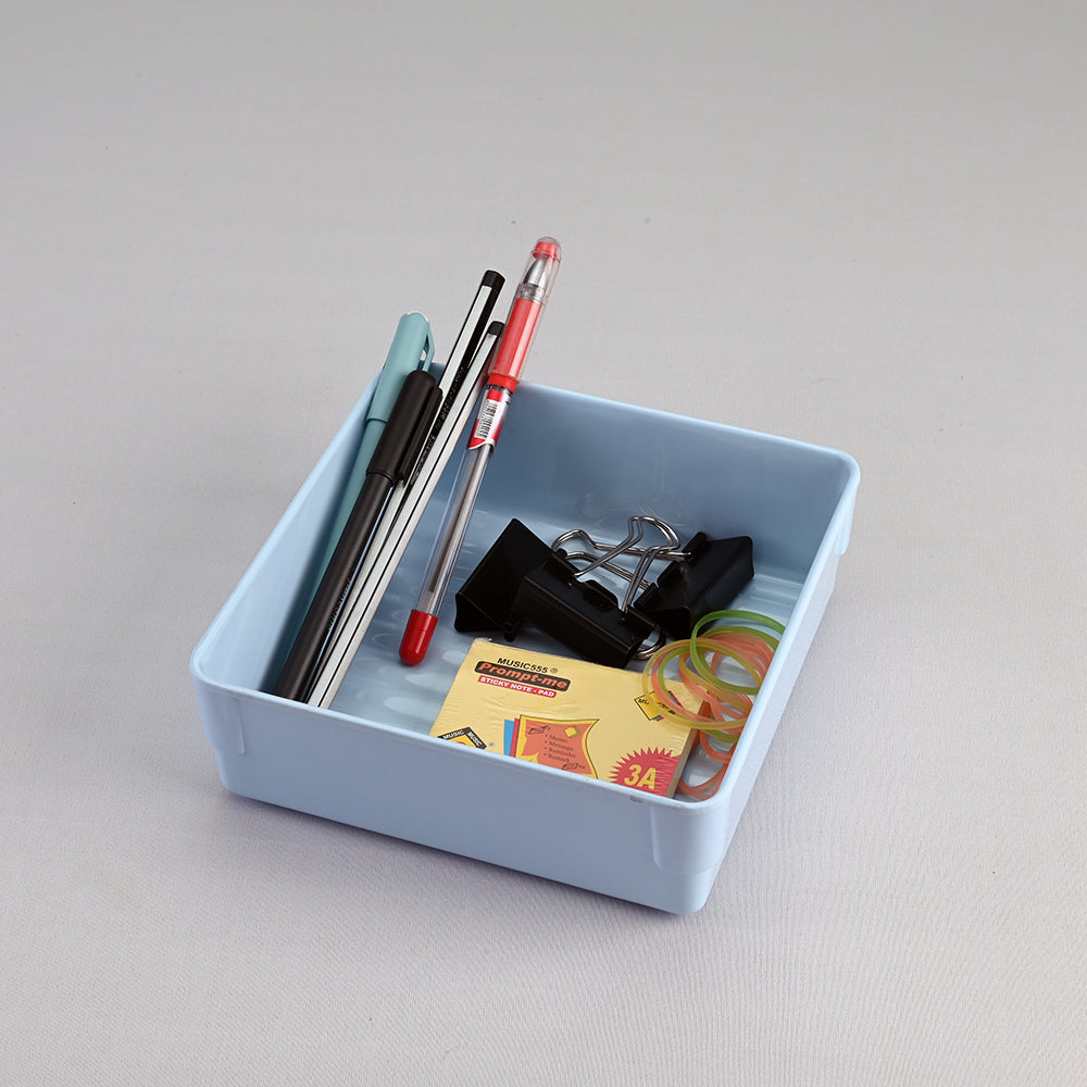 Stationery Set 4 pc - LtBrnBluPin