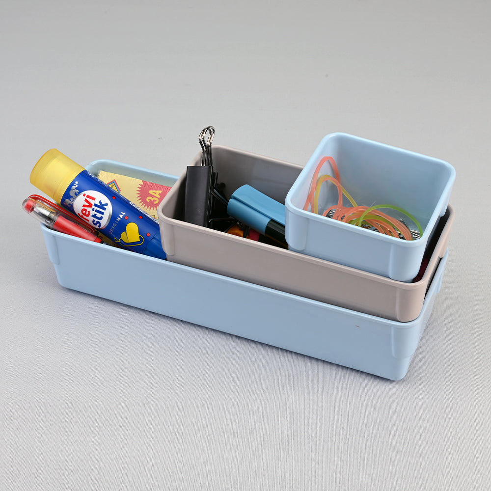 Stationery Set 3 pc - BluLtBrn