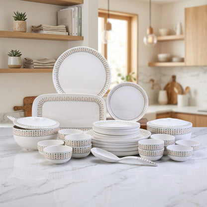 31 pc Dinner Set Canopy - Interlock