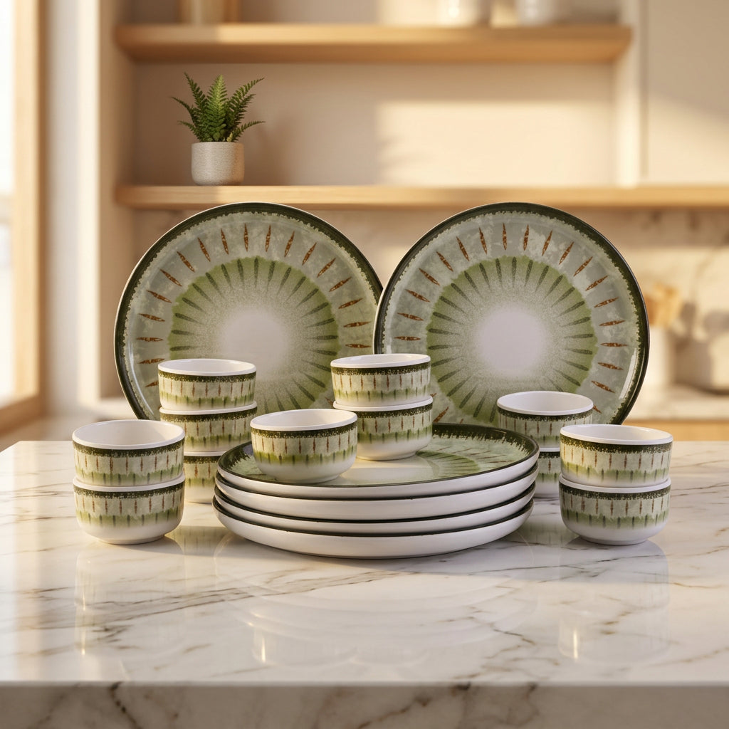 18 pc Dinner Set Dome - Lucent