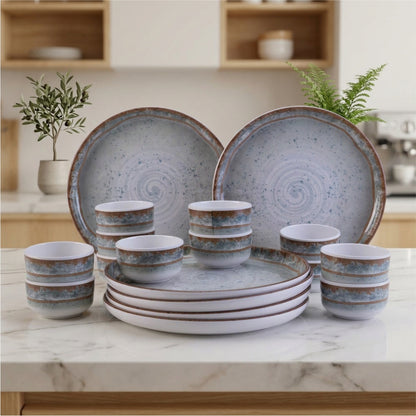 18 pc Dinner Set Dome - Coastline