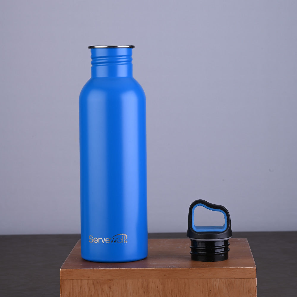 Captain - SS Single Wall Bottle 800 ml - Bolt Blue