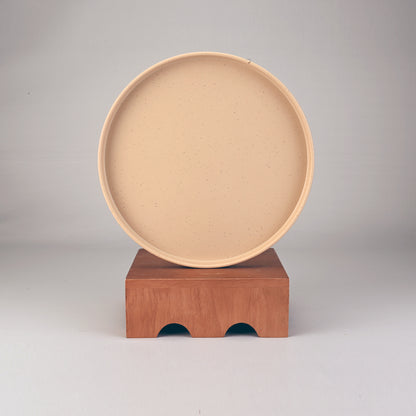 Servewell Small Plate Set 6 pc Thali 20.3 cm - Dots Yellow