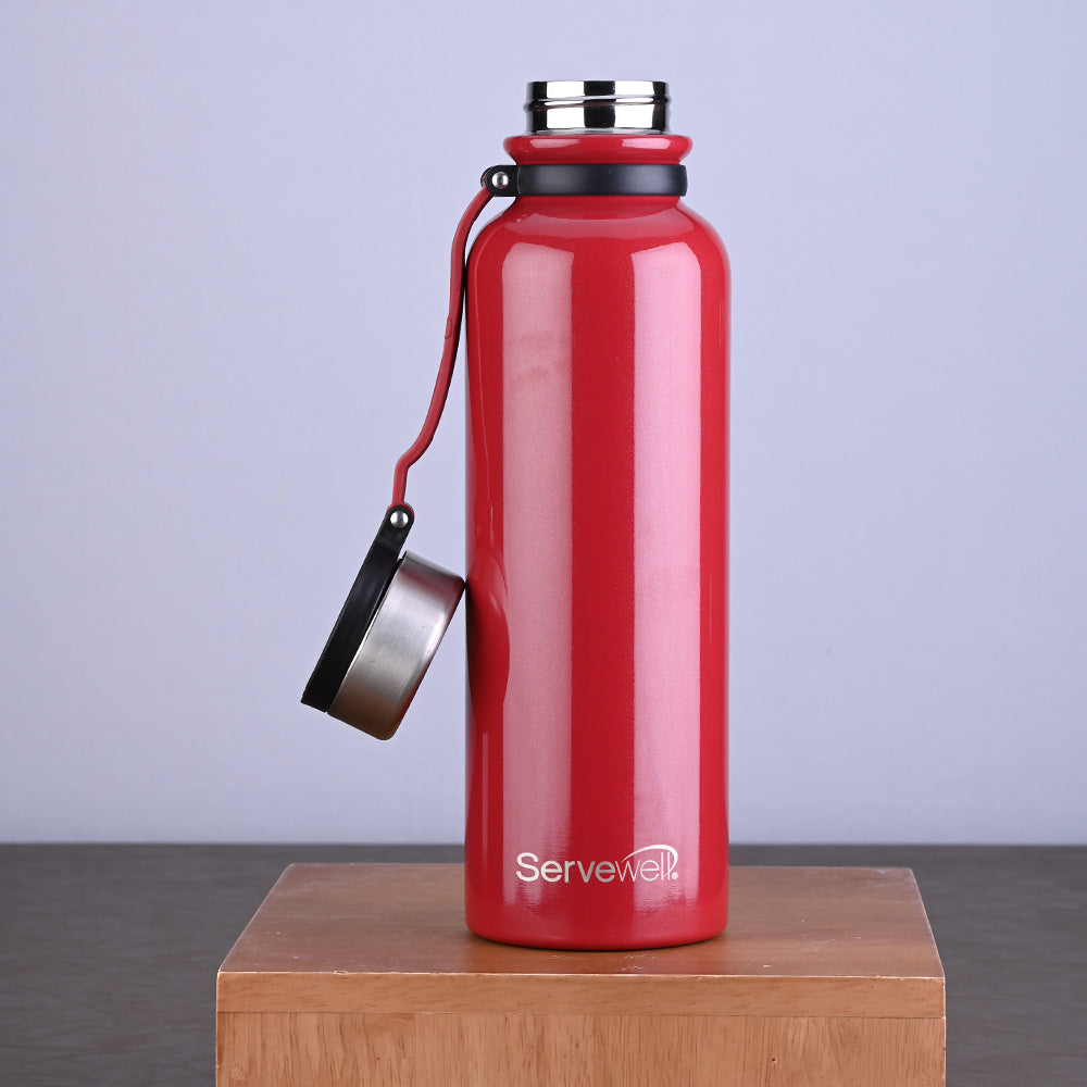 Laguna - SS Vacuum Bottle 720 ml - Cherry Red