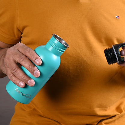 Captain - SS Single Wall Bottle 800 ml - Sea Green