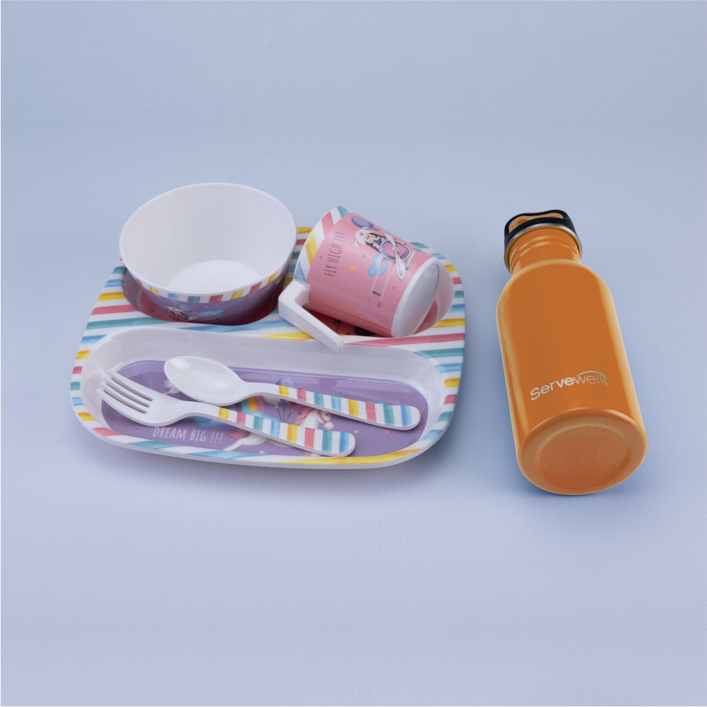 6 pc Kids Set Captain Orange - Alicorn
