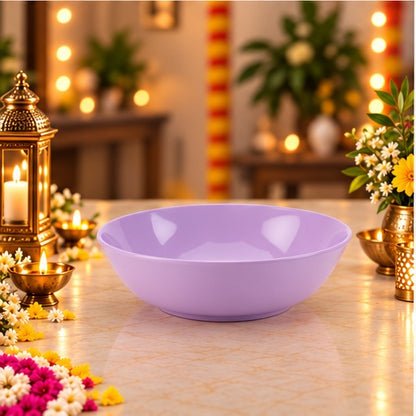 6pc Round Serving Bowl Set - Pastel