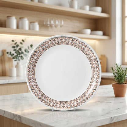 6 pc Dinner Plate Set Round 28 cm - Diya