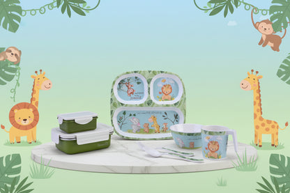 7 pc Kids Set - Jungle