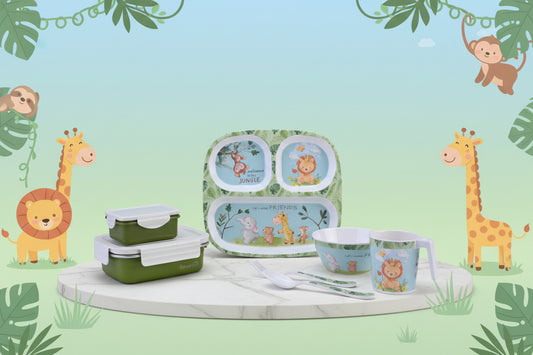 7 pc Kids Set - Jungle