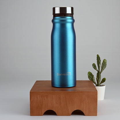 Hudson Steel Fridge Bottles Striking Blue