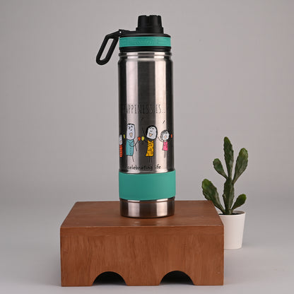 Thunder - SS Vacuum Bottle 725 ml - Happiness Is… Sea Green