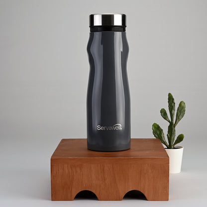 Congo Steel Fridge Bottles Grey