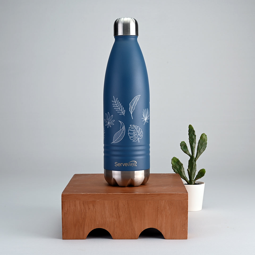 Indus - SS Vacuum Bottle 750 ml - Autumn Imperial Blue