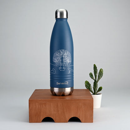 Indus - SS Vacuum Bottle 750 ml - Yoga Imperial Blue